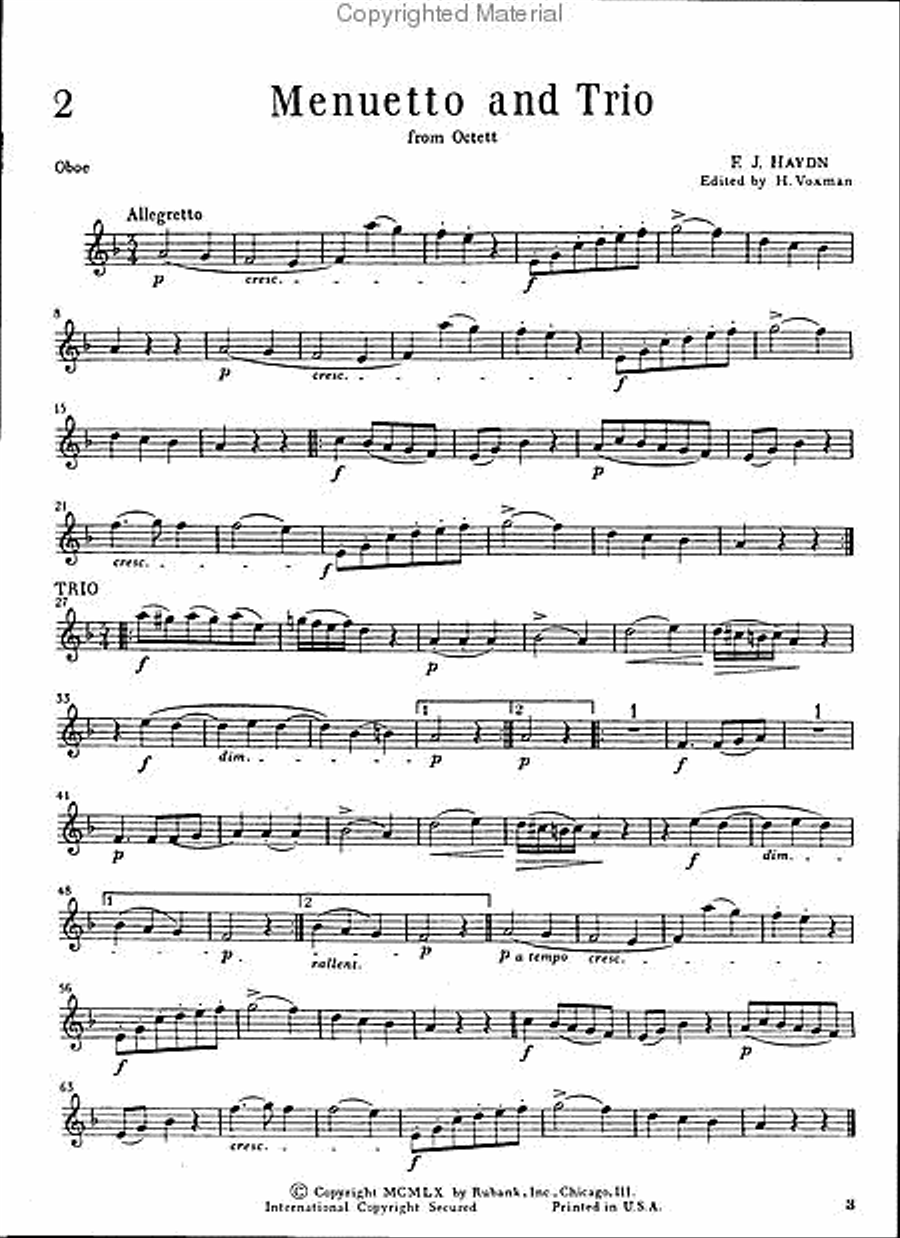 Ensemble Repertoire for Woodwind Quintet Woodwind Quintet scores gallery preview page 3