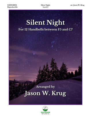 Book cover for Silent Night (for 12 handbells)