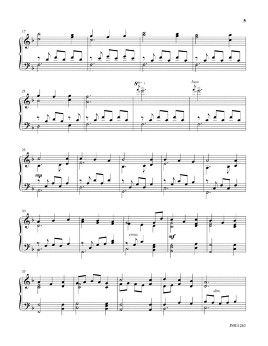 A Peaceful Noel - Reflective Carols for Piano Piano Solo scores gallery preview page 6