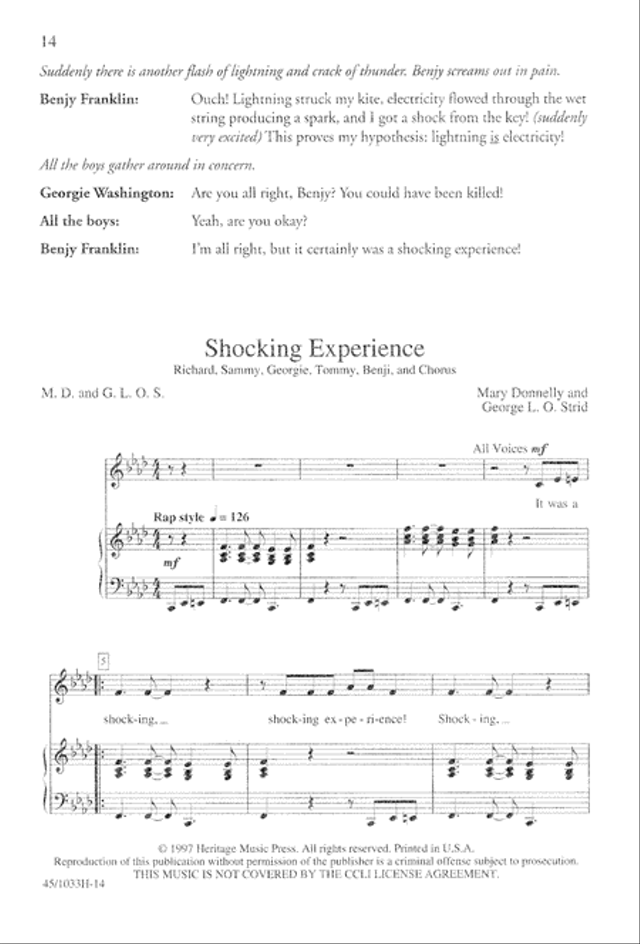 Watts It All About? The Whole Shocking Story Unison Choir scores gallery preview page 15
