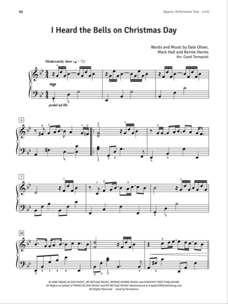 The Professional Pianist -- Praise Solos for Christmas Piano Solo scores gallery preview page 10