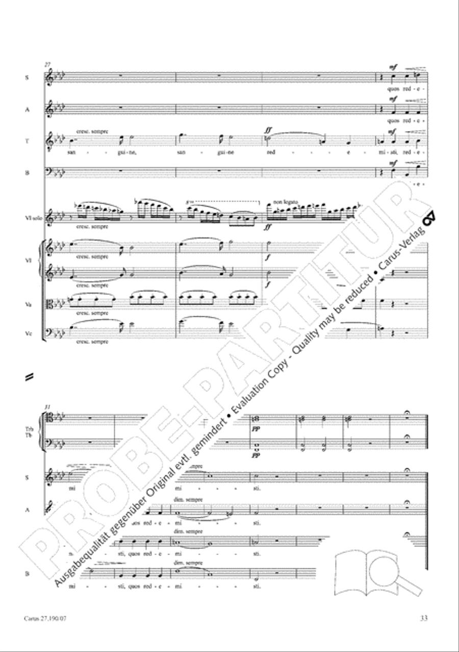 Te Deum 4-Part scores gallery preview page 41