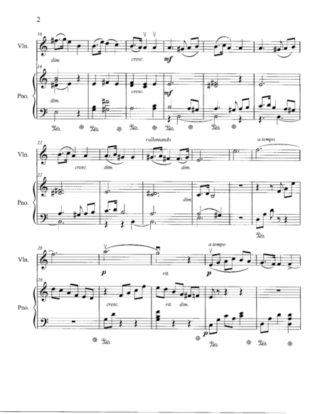 "Miniature" by Aleksandr Glazunov for Violin and Piano