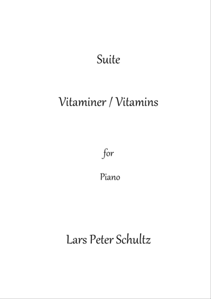 Vitaminer / Vitamins Piano Method scores gallery preview page 1