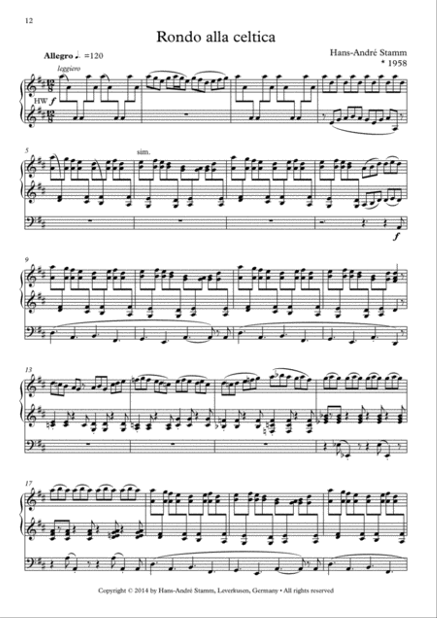 Organ Works Vol. 3 Organ Solo scores gallery preview page 5