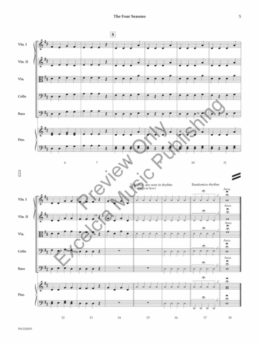 The Four Seasons-Full Score image number null