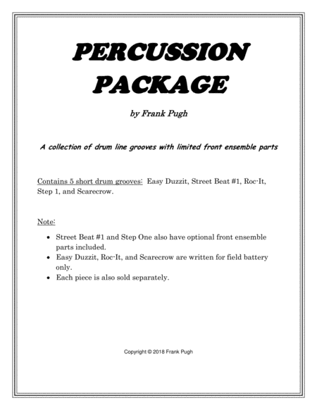 Percussion Package image number null