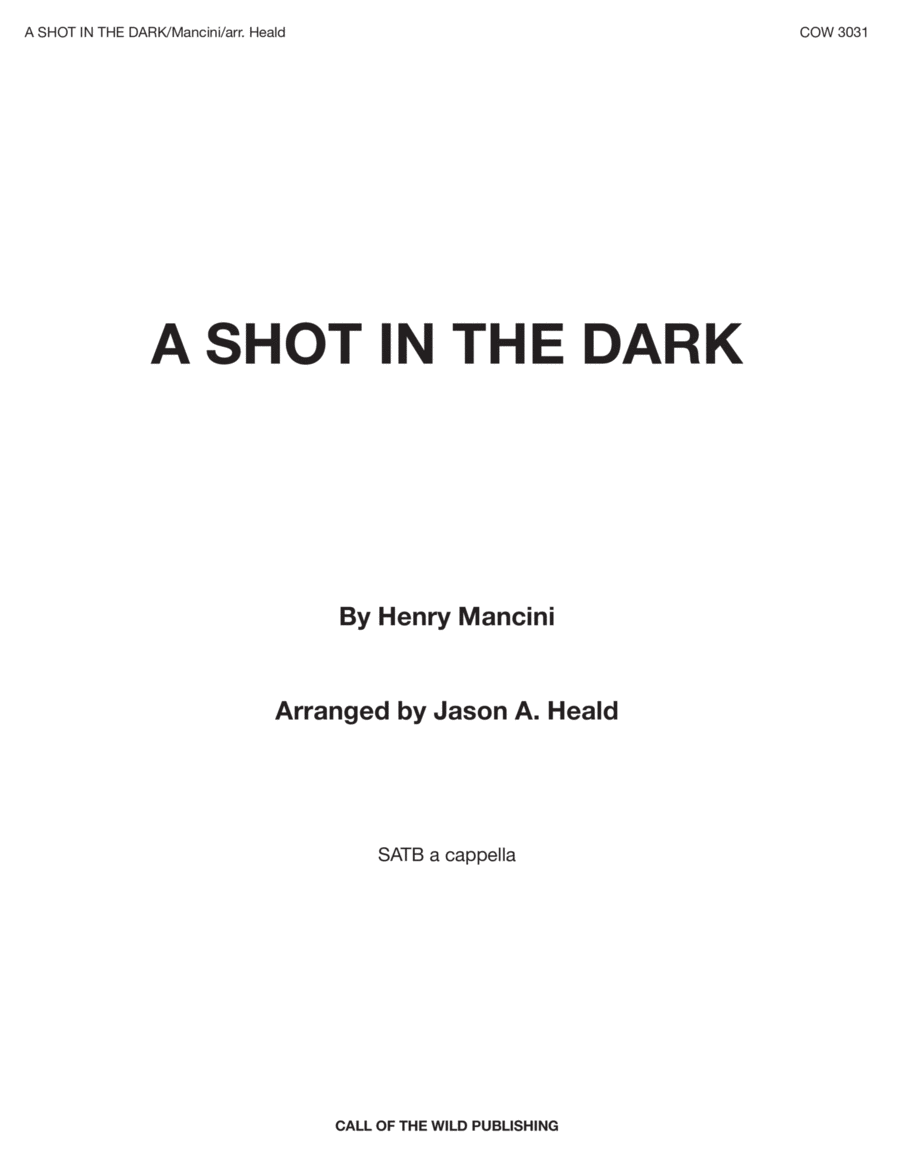 Shot In The Dark 4-Part scores gallery preview page 1