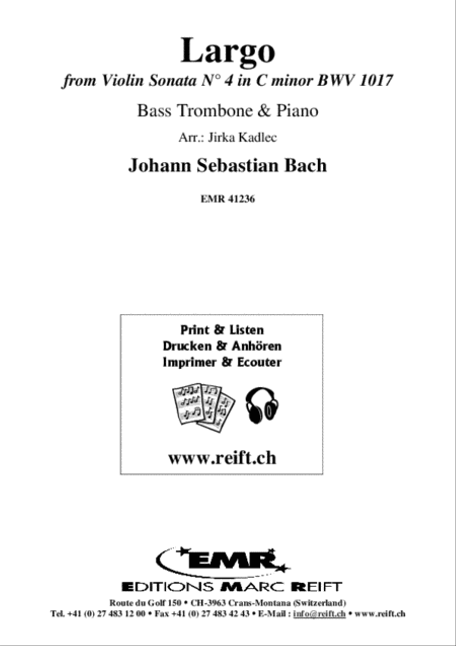 Largo Largo Bass Trombone scores gallery preview page 2
