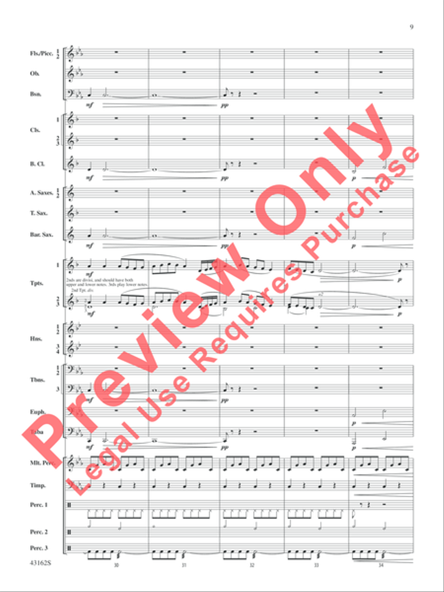 Appalachian Dreams Concert Band scores gallery preview page 10