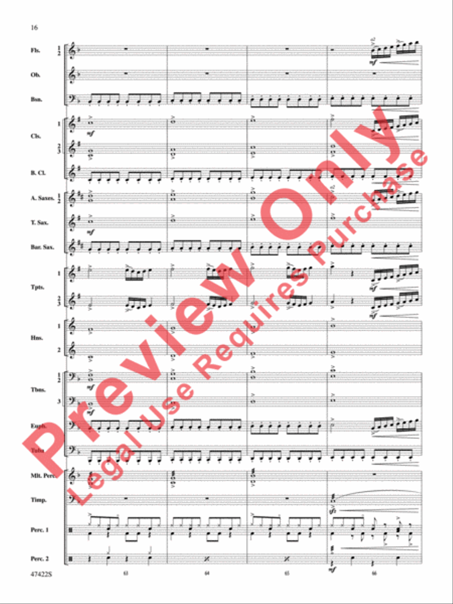 Boughs of Holly Boughs of Holly Concert Band scores gallery preview page 17