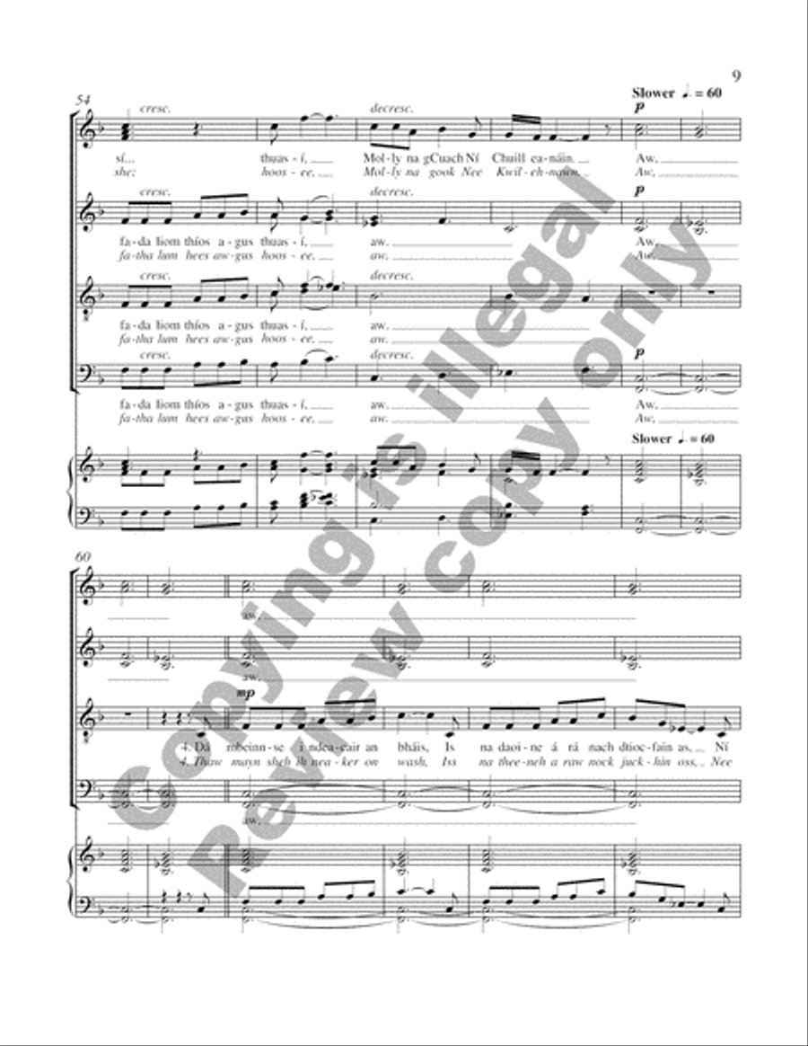 Molly na gCuach Ni Chuilleanain Divisi scores gallery preview page 6