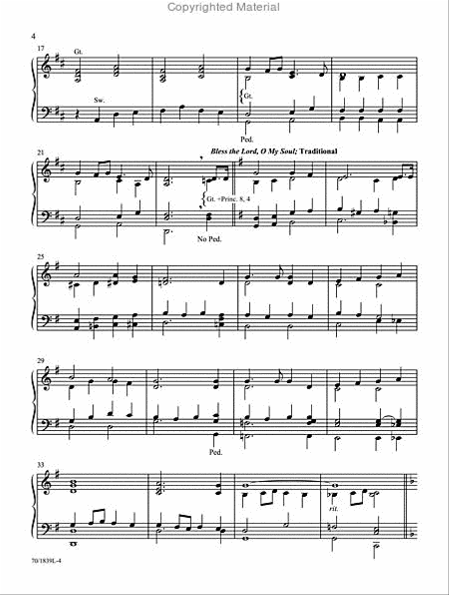 Holy Is the Lord Holy Is the Lord Organ Solo scores gallery preview page 3
