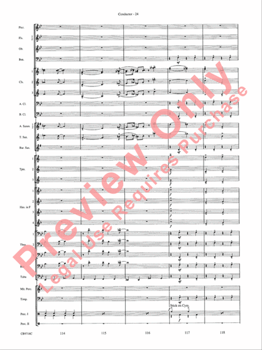Gershwin! (Medley) Gershwin! (Medley) Concert Band scores gallery preview page 27