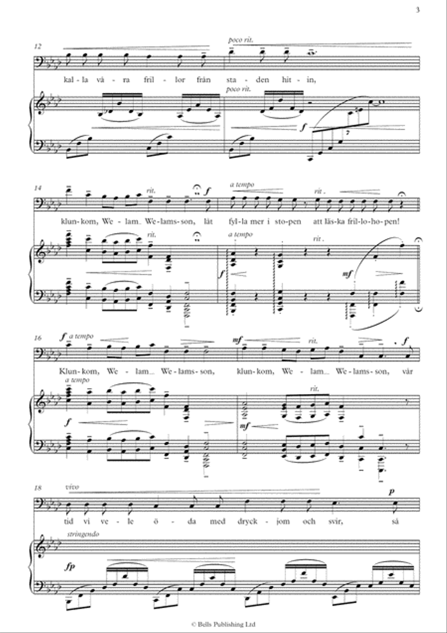 Kung Eriks visor Voice Solo scores gallery preview page 4