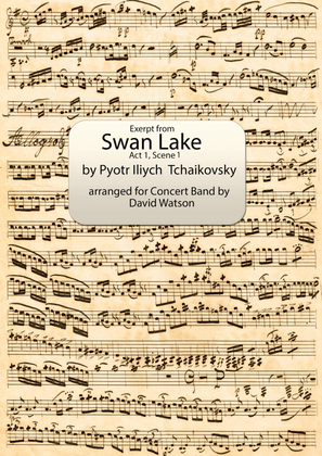 Swan Lake Intro to Act 1 Scene 1 for Concert Band