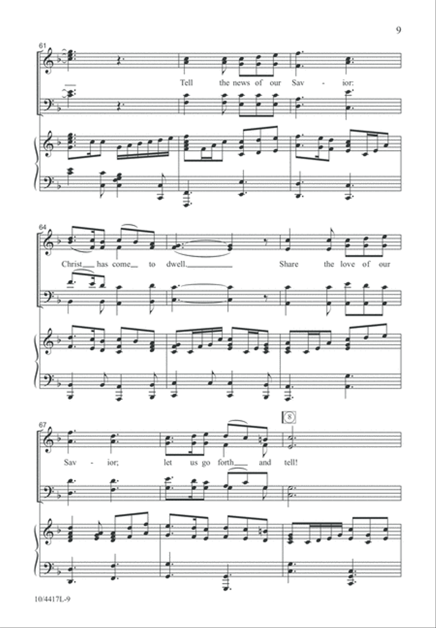 Ring Out the Bells Ring Out the Bells 4-Part scores gallery preview page 9