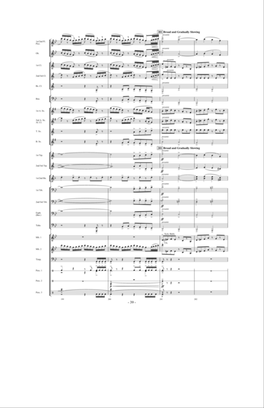 Toward the North Star Concert Band scores gallery preview page 38