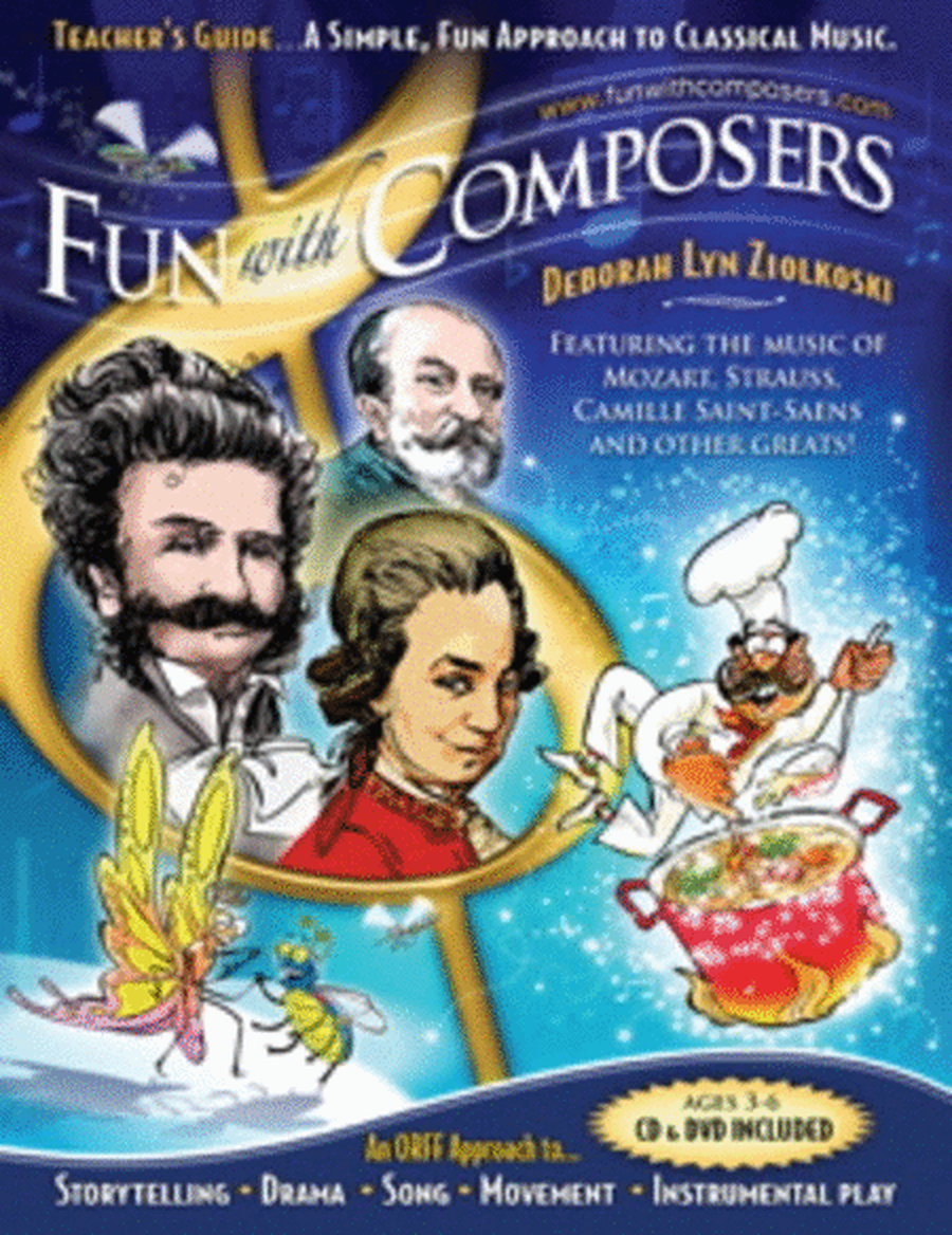 Fun With Composers Teachers Book/CD/Dvd 3 - 6 Yrs