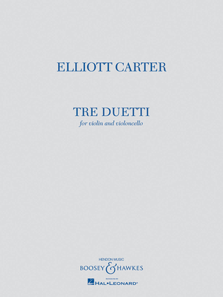Book cover for Tre Duetti