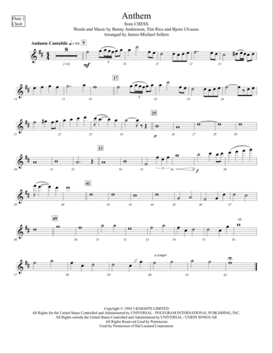 Anthem (from Chess)