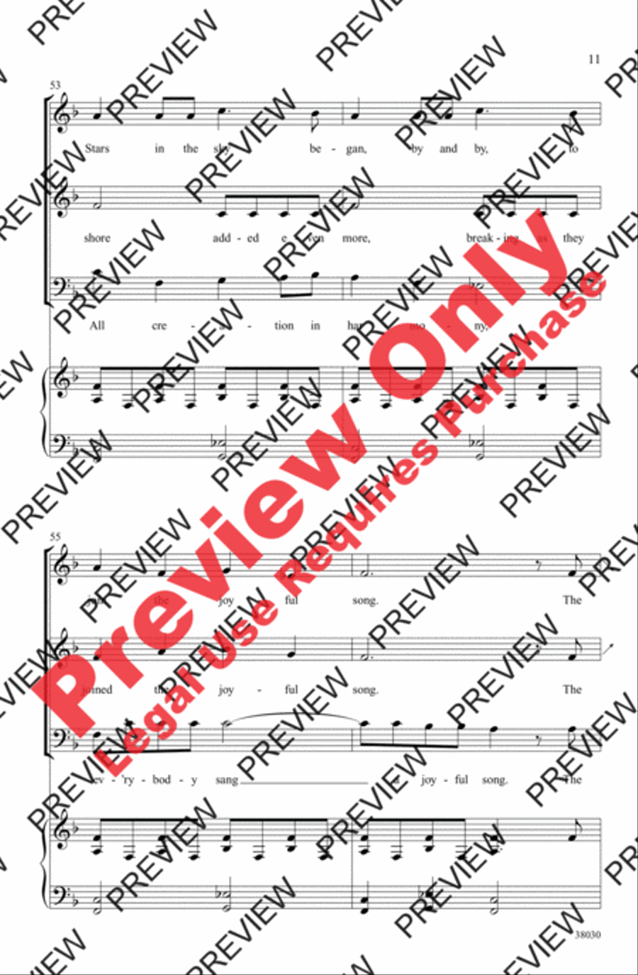 Everyone Sang Everyone Sang 3-Part scores gallery preview page 11