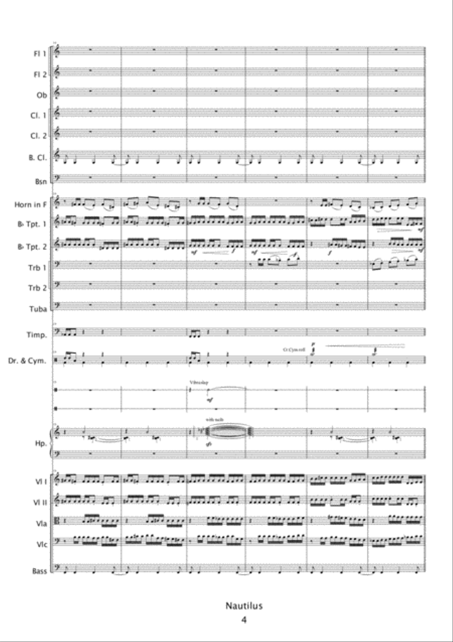 Nautilus Full Orchestra scores gallery preview page 4
