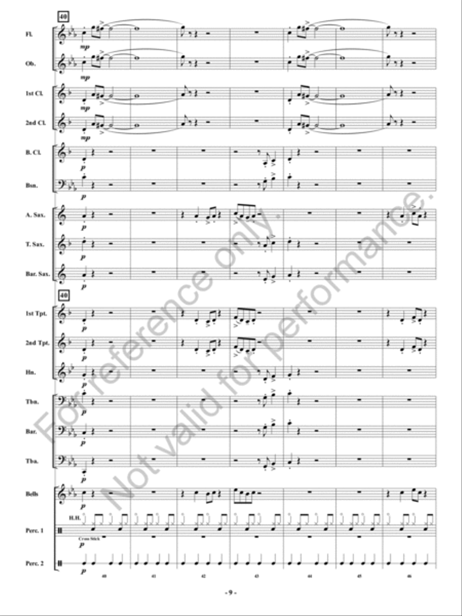 Dancer Takes The Lead! Dancer Takes The Lead! Concert Band scores gallery preview page 10