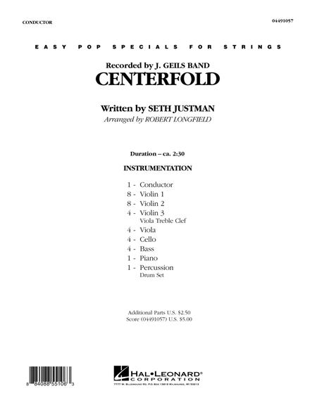 Centerfold - Full Score