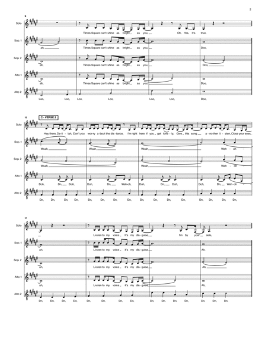 Hey There Delilah SSAA scores gallery preview page 3