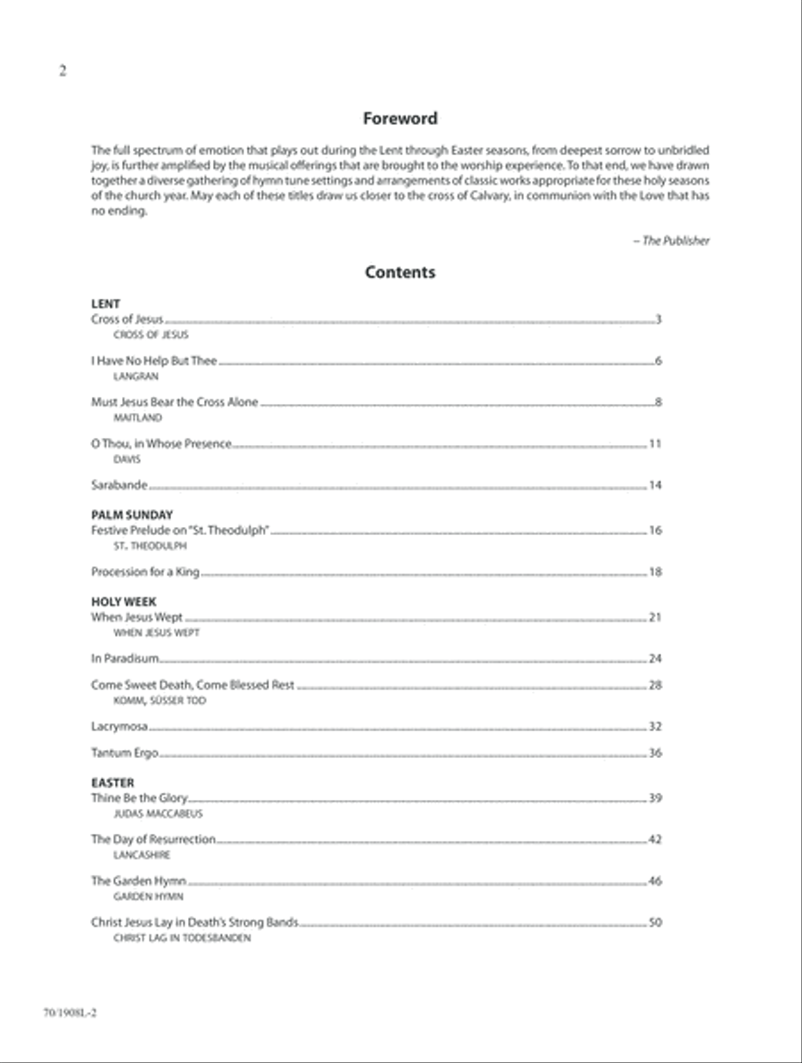 With Love That Has No Ending Organ scores gallery preview page 2