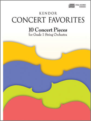 Book cover for Kendor Concert Favorites - Viola
