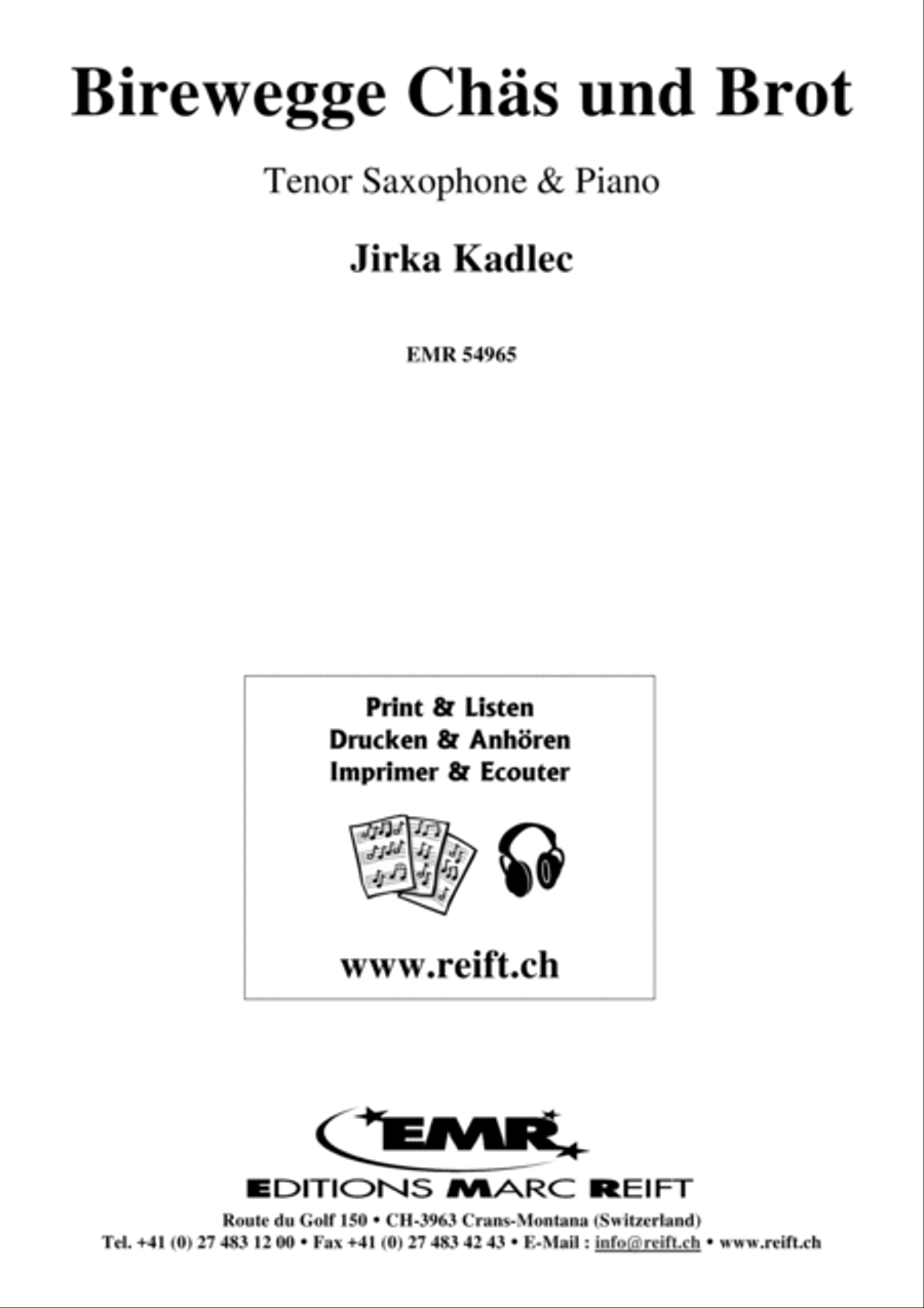Birewegge Chas und Brot Birewegge Chas und Brot Tenor Saxophone scores gallery preview page 2