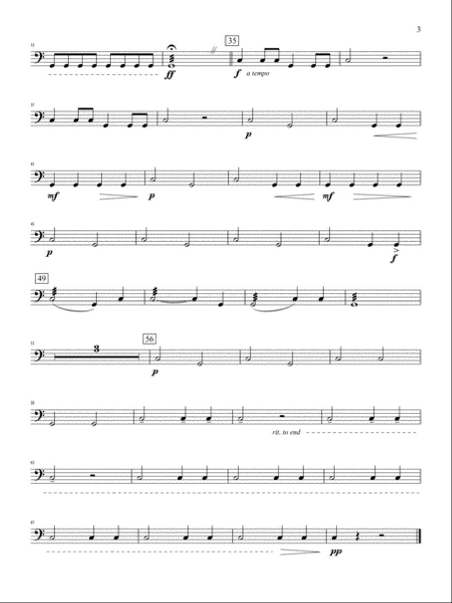 The Anthony J. Cirone Intermediate Percussion Ensemble Collection: 6th Percussion Percussion Ensemble scores gallery preview page 3