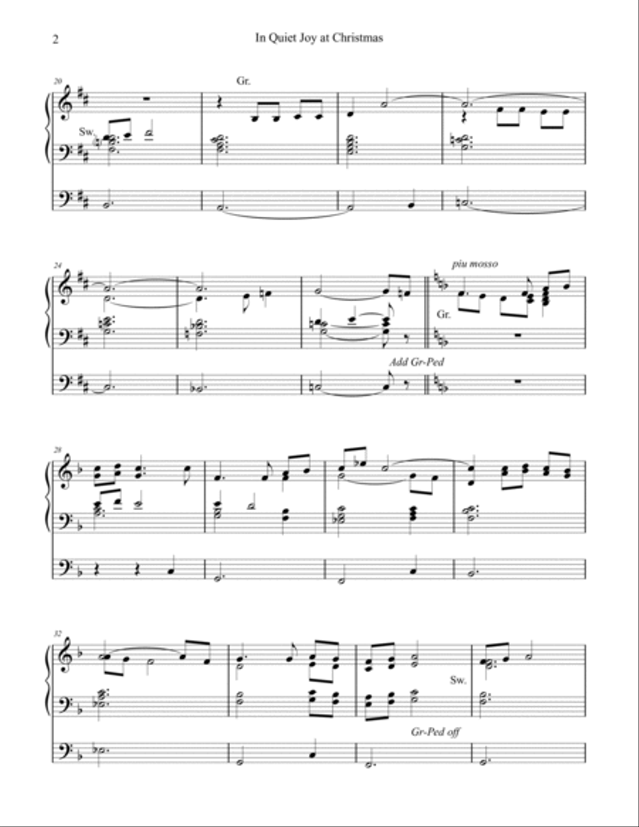 In Quiet Joy at Christmas (In Dulci Jubilo) organ work by Phil Lehenbauer image number null