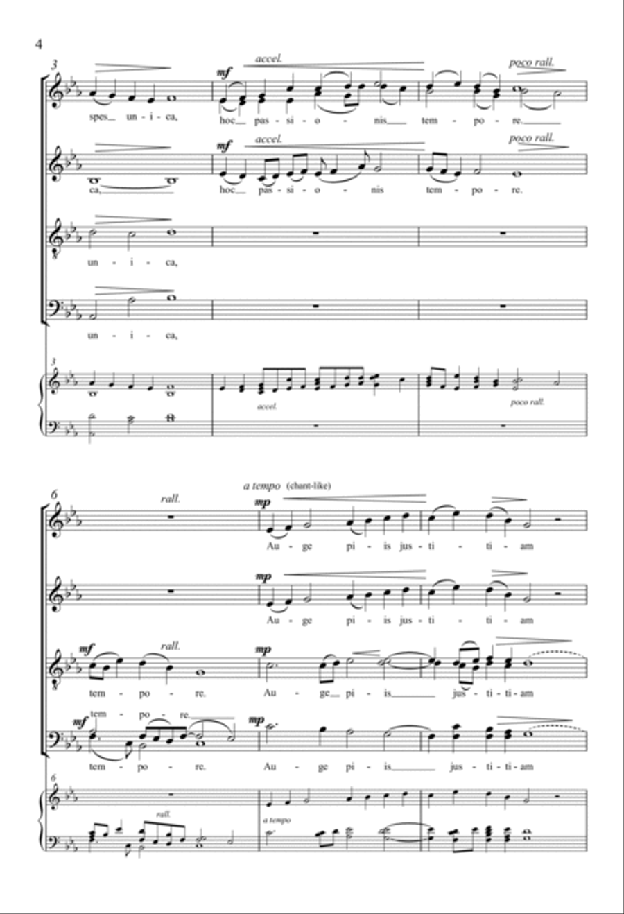 O Crux Ave 4-Part scores gallery preview page 2