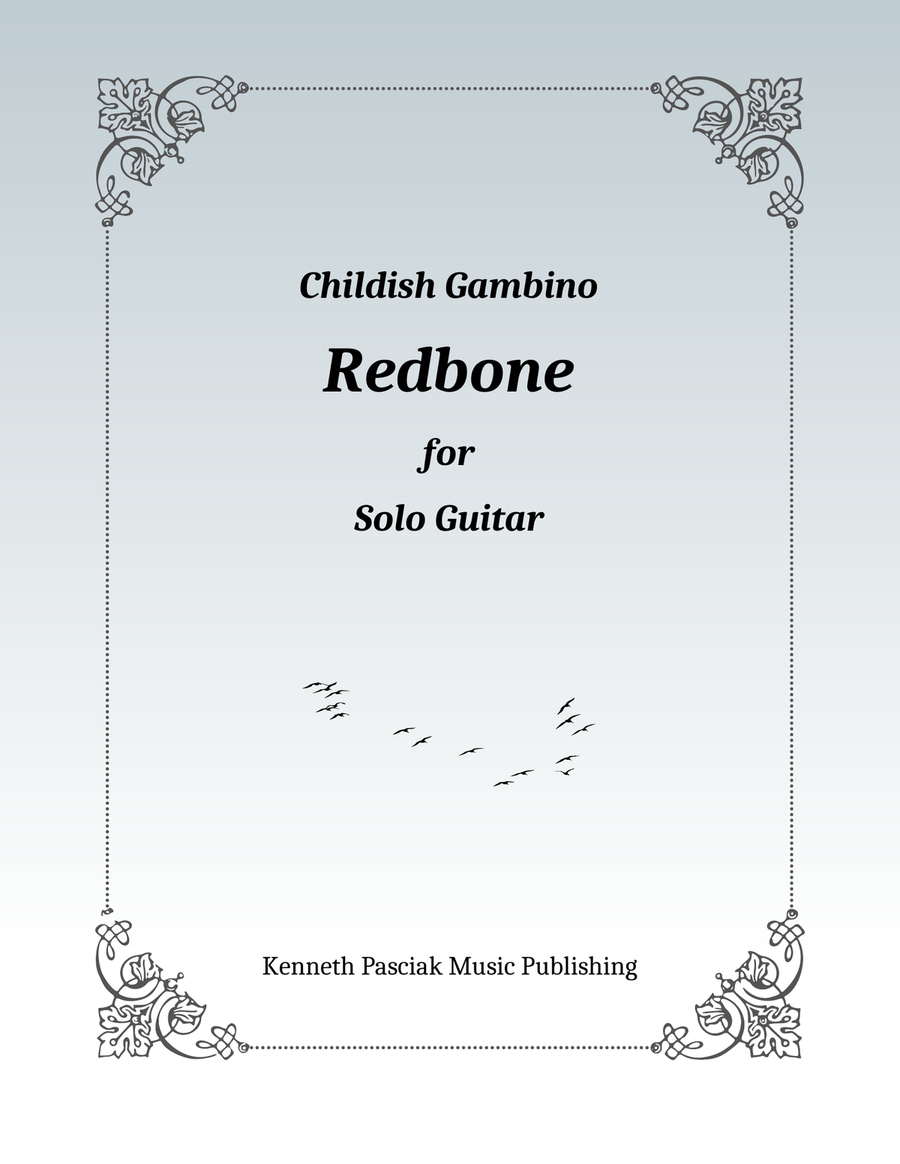Redbone Acoustic Guitar scores gallery preview page 1