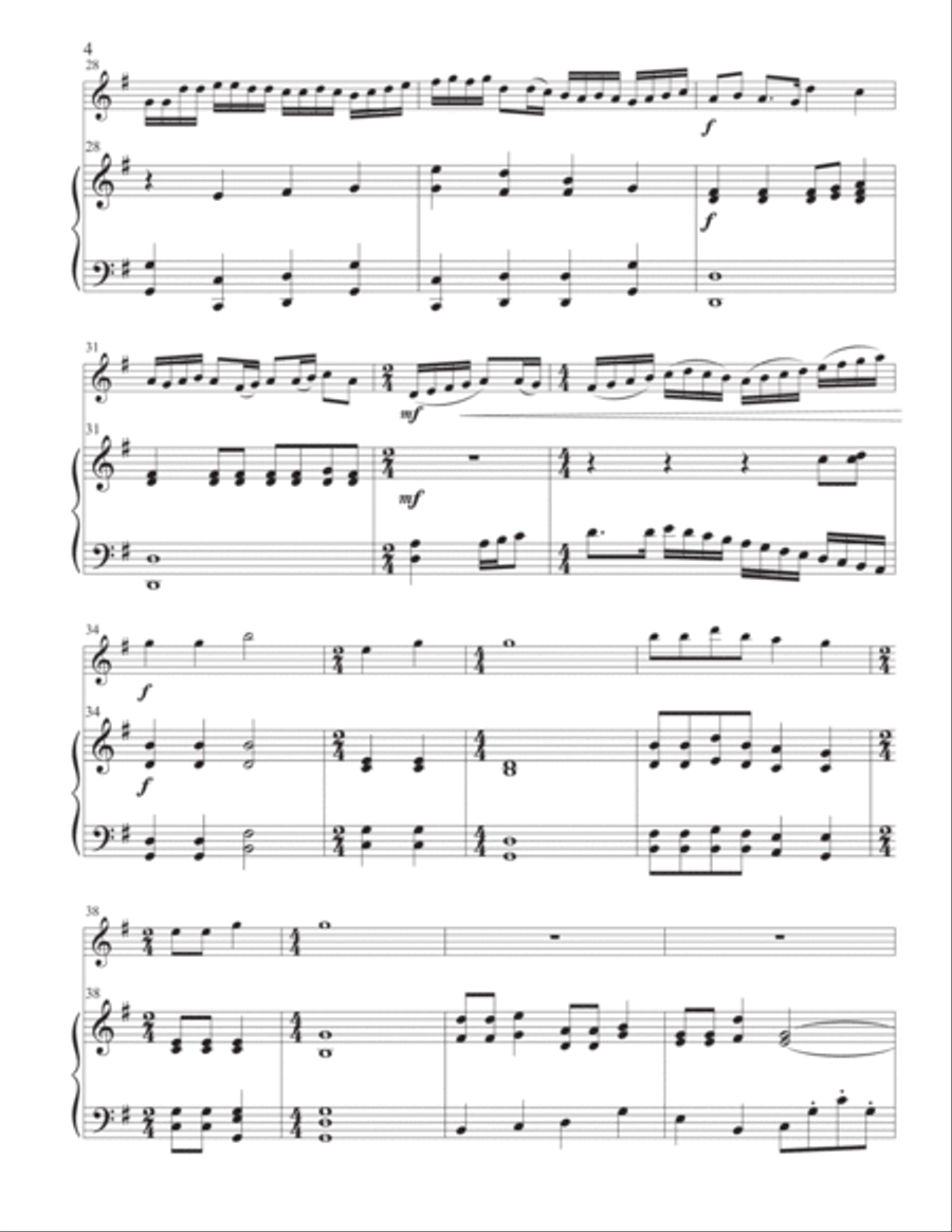 Little Women Theme Violin Solo scores gallery preview page 4