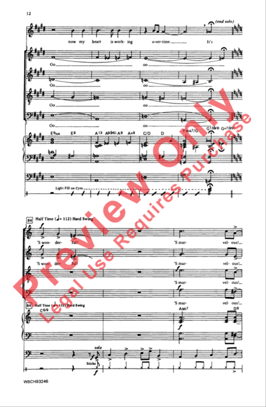 'S Wonderful 4-Part scores gallery preview page 12