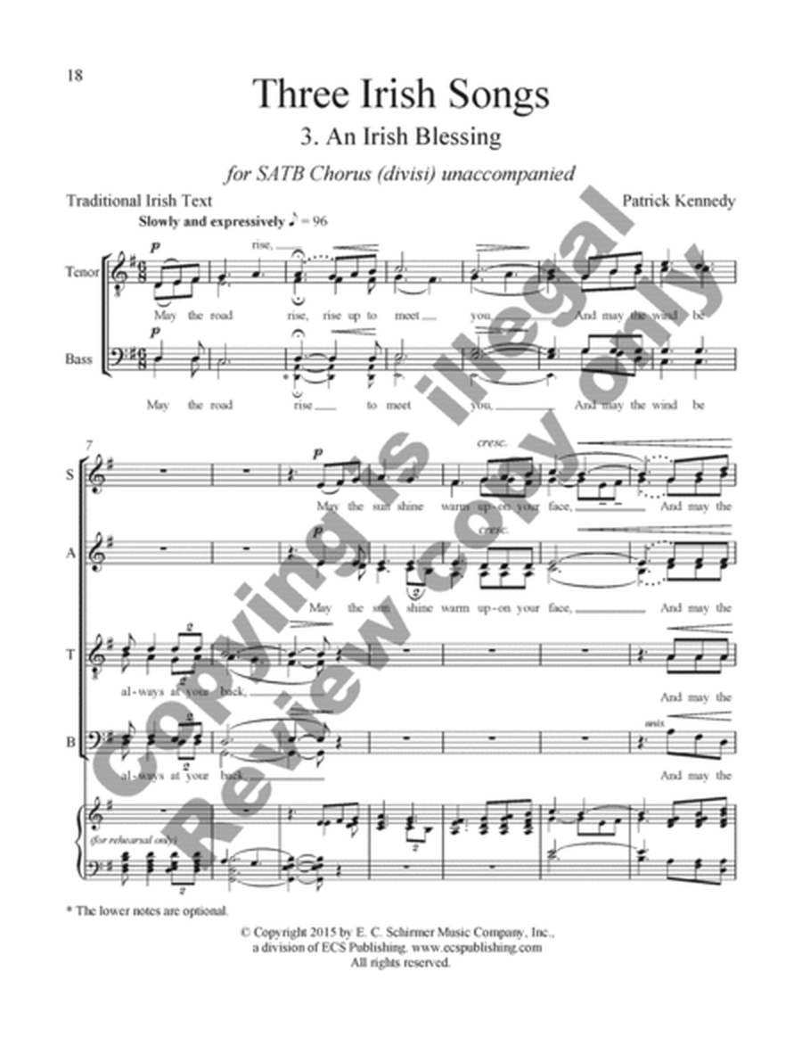 Three Irish Songs image number null