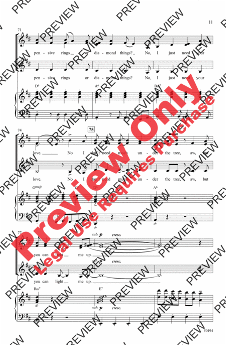 Ribbons and Bows Women's Choir scores gallery preview page 11