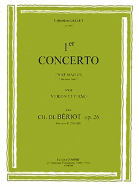 Concerto No. 1 en Re maj. Op. 26: solo no. 1