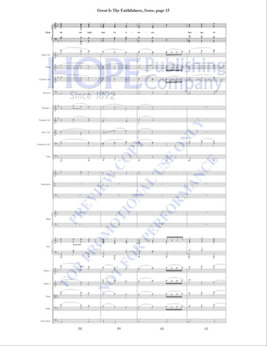 Great Is Thy Faithfulness Piano Accompaniment scores gallery preview page 16