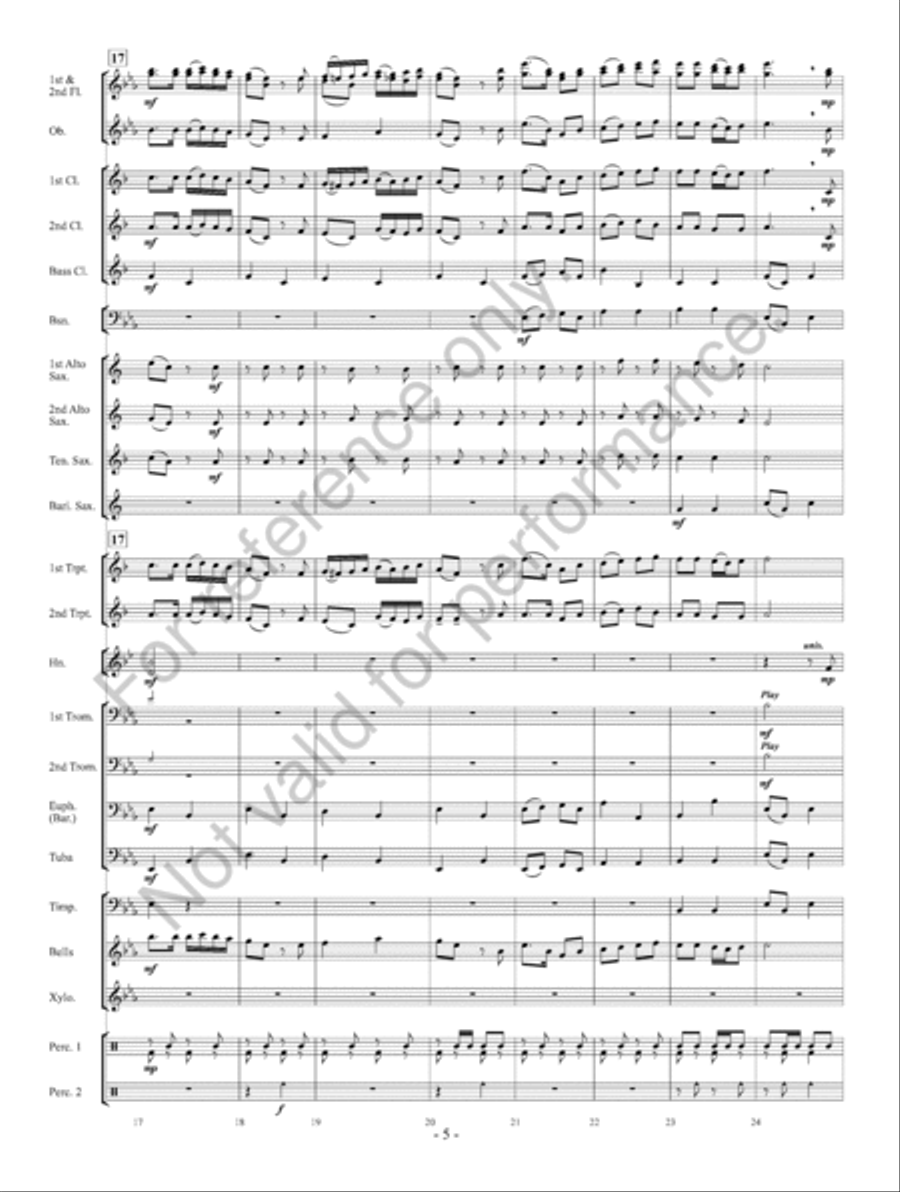The Toymaker's Workshop Concert Band scores gallery preview page 6