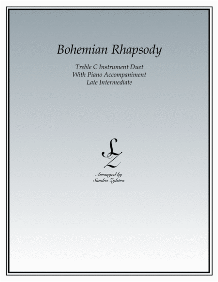 Bohemian Rhapsody Piano scores gallery preview page 1