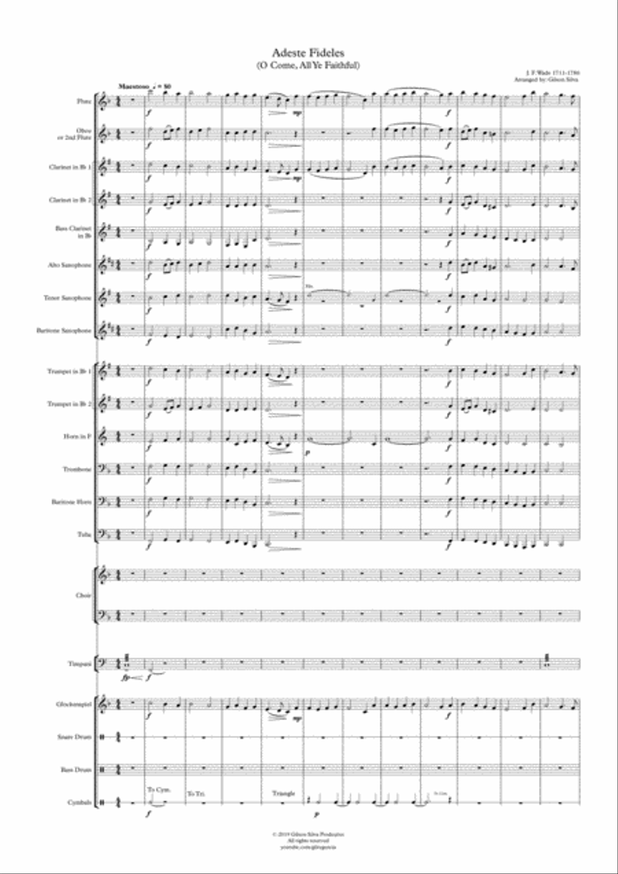 O Come, All Ye Faithful O Come, All Ye Faithful 4-Part scores gallery preview page 2