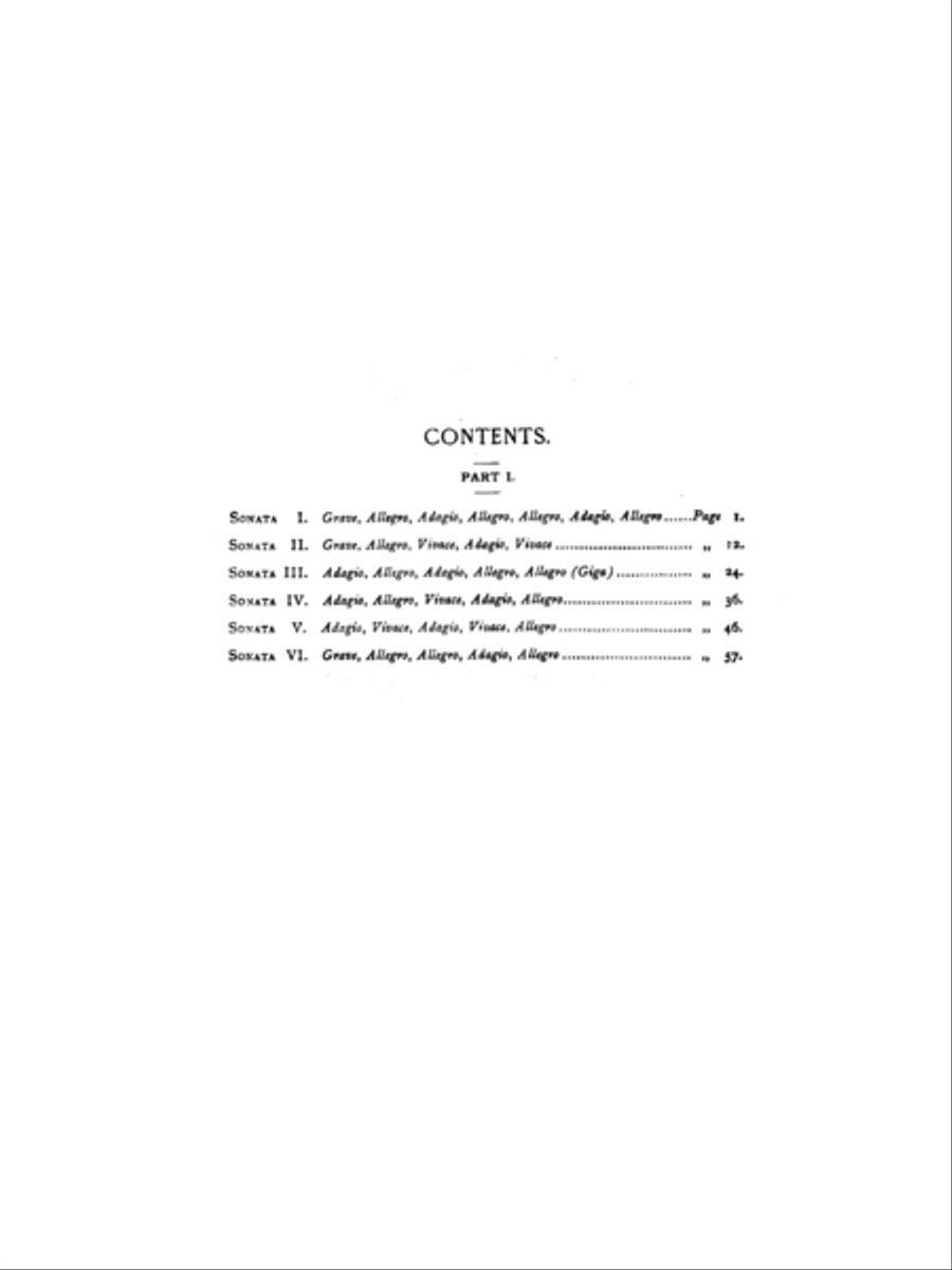 Twelve Sonatas, Op. 5, Volume 1 Violin Solo scores gallery preview page 3