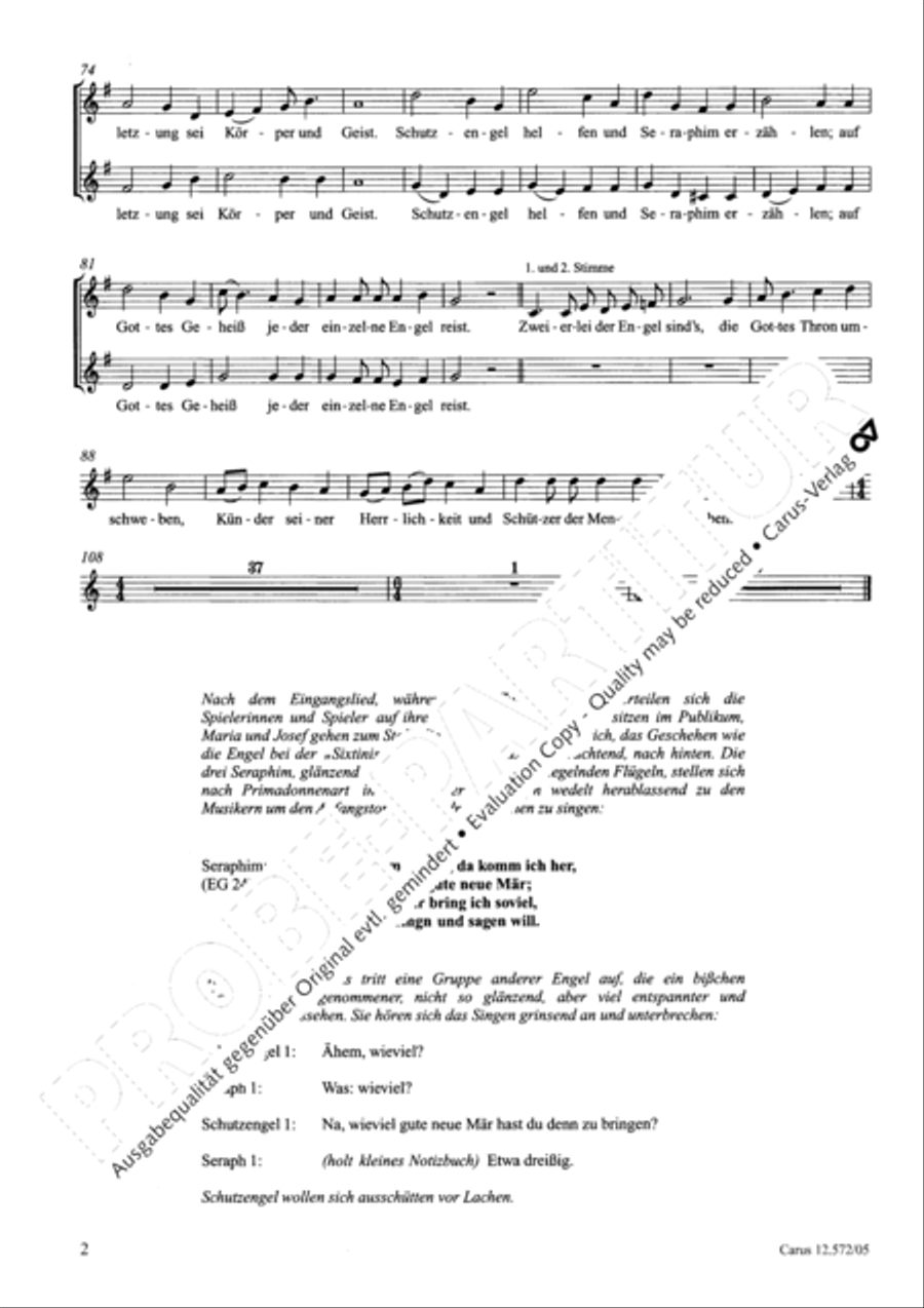 Das Himmliche Hilfswerk 2-Part scores gallery preview page 3