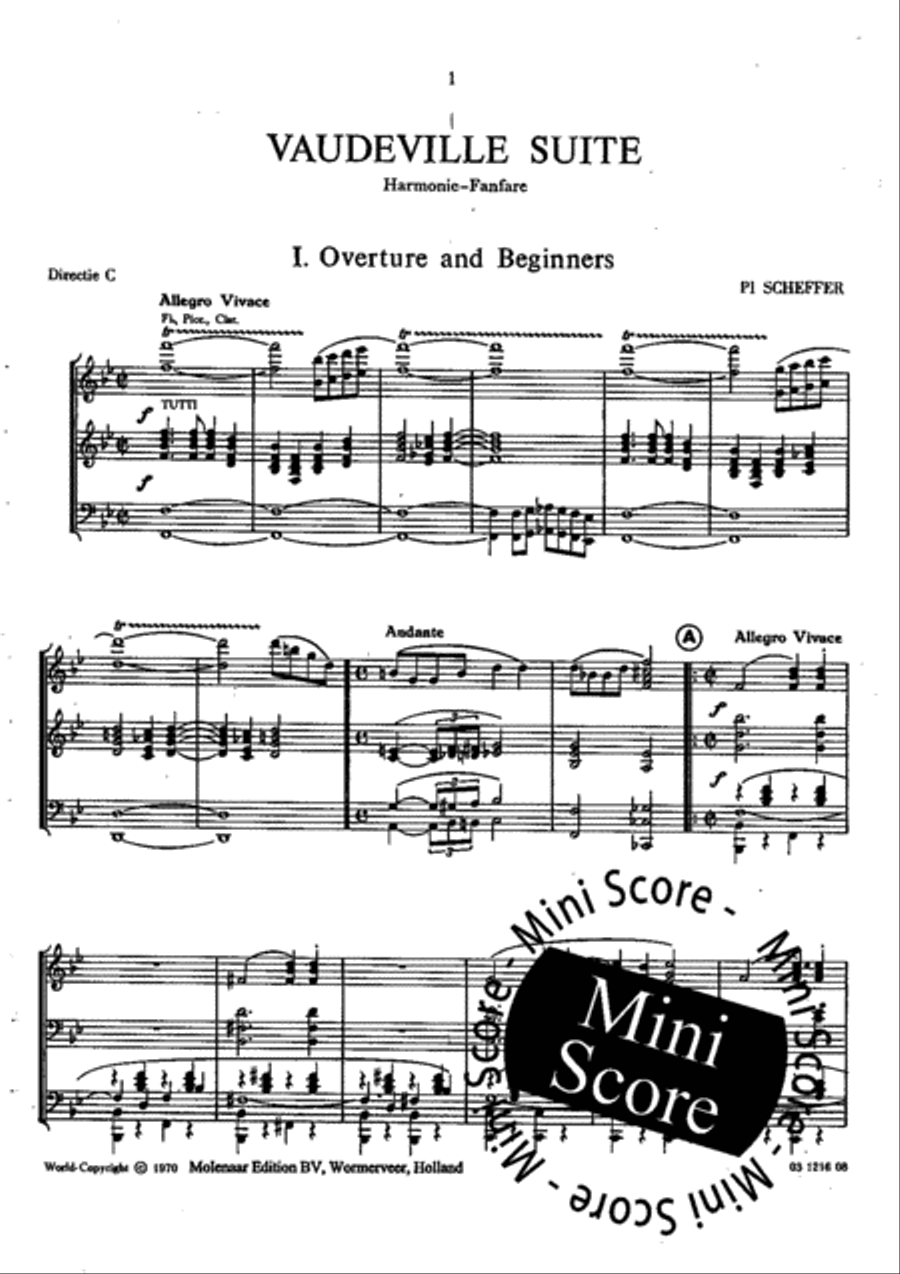 Vaudeville Suite Vaudeville Suite Concert Band scores gallery preview page 9