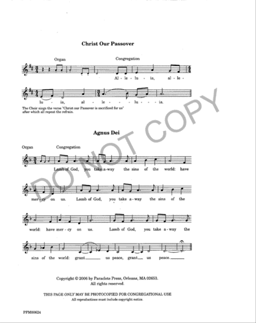 Festival Eucharist (Choral Score) 4-Part scores gallery preview page 17